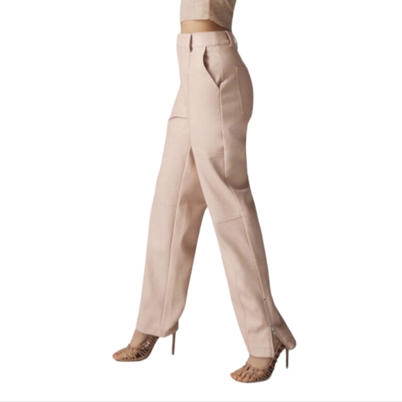 ANTHROPOLOGIE AVEC LES FILLES Vegan Faux Leather Soft Utility Pants - Picture 9 of 10